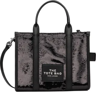 Marc Jacobs Black 'The Sequin' Mini Tote