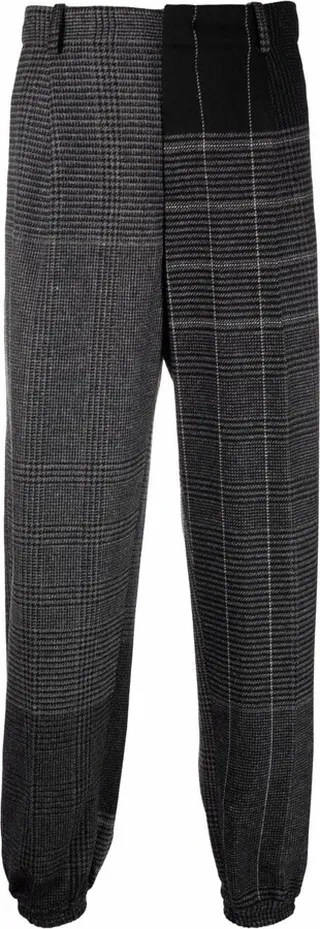 Plaid Pattern Trousers
