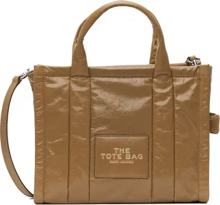 Marc Jacobs Tan 'The Shiny Crinkle' Mini Tote