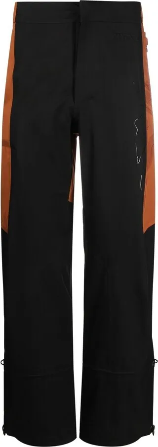 Toggle-Cuff Straight-Leg Trousers