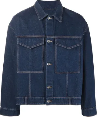 Button-Up Denim Jacket