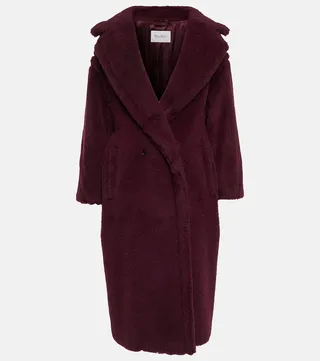 Tedgirl alpaca wool-blend teddy coat