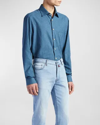 Men's Brushed Flannel Sport Shirt