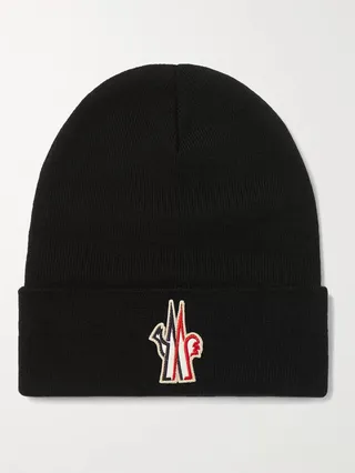 Logo-Appliquéd Virgin Wool Beanie