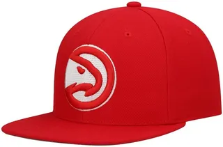 Men's Mitchell & Ness Red Atlanta Hawks Ground 2.0 Snapback Hat