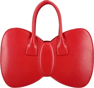 Comme des Garçons Girl Bow-Shape Zip-Up Tote Bag