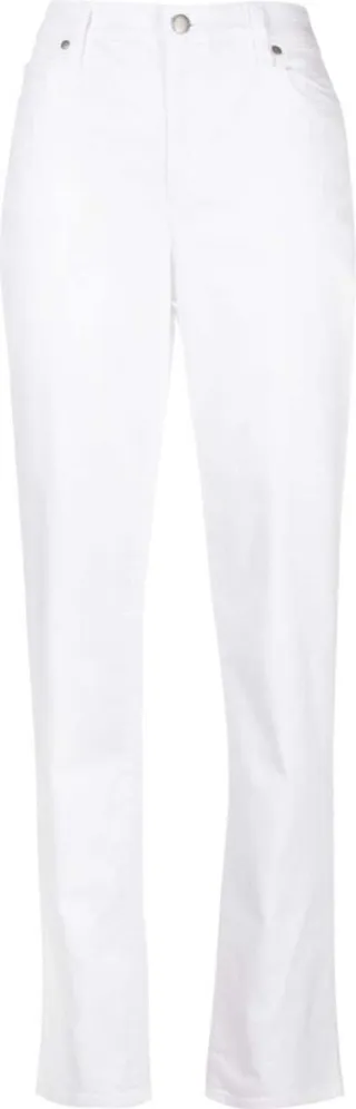 High-Waisted Slim-Cut Jeans