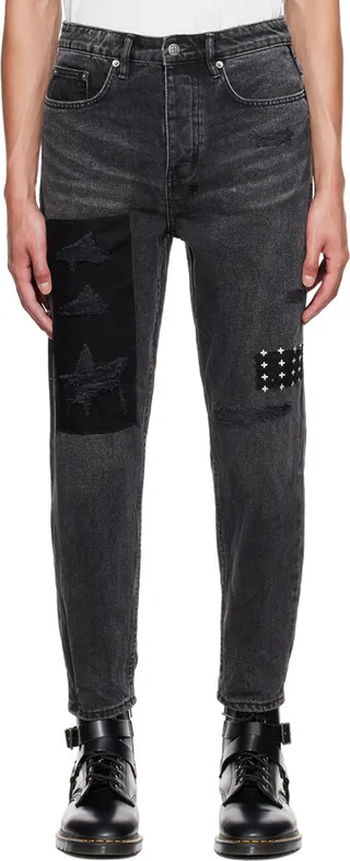 Ksubi Black Bullet Chop Chopy Paste Trashed Jeans