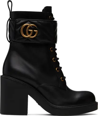 Gucci Black Marmont Boots