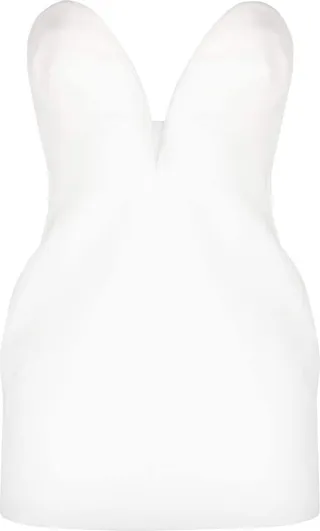 Sweetheart-Neck Strapless Minidress