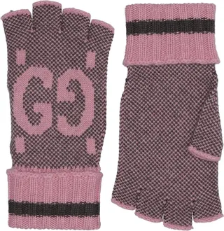 Soft cashmere fingerless gloves