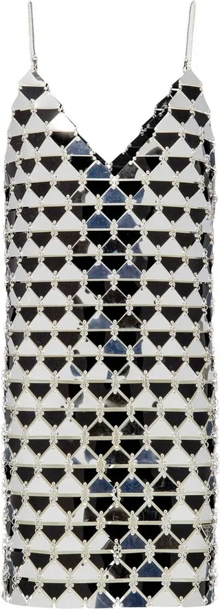 Chainmail Sequinned Minidress