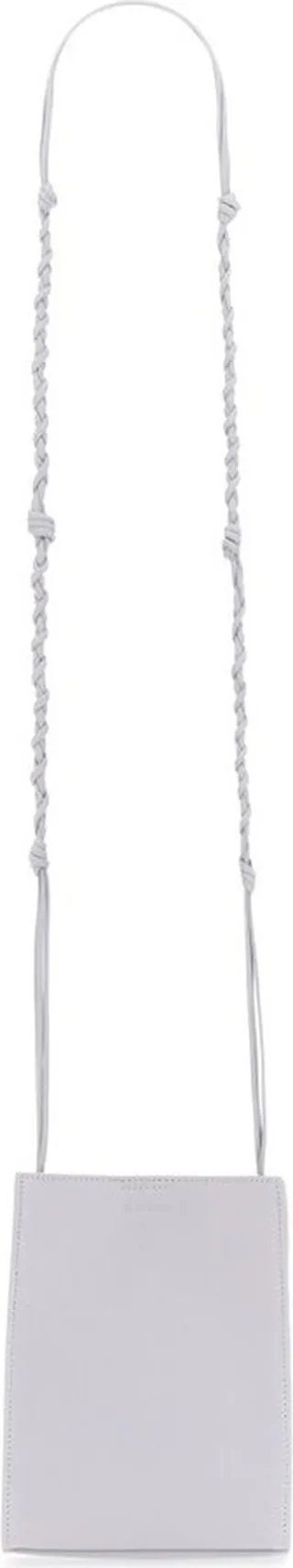 Jil Sander Logo Embossed Crossbody Bag