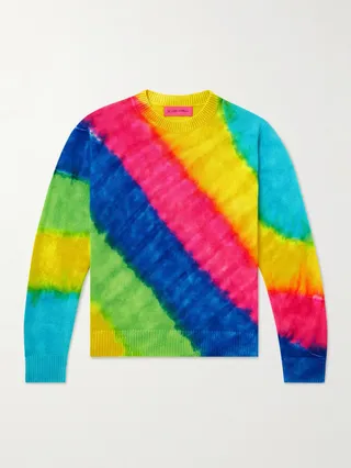 Rainbow Void Tie-Dyed Cashmere Sweater