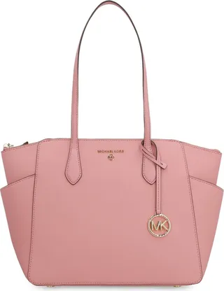 Michael Kors Collection Marilyn Logo Plaque Tote Bag