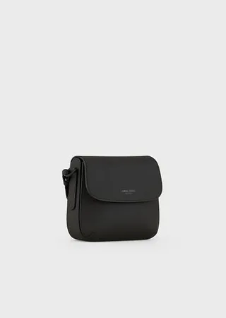 Small la Prima rubberised-leather shoulder bag