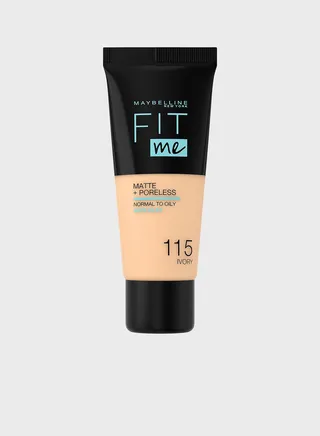 Fit Me Matte and Poreless Foundation 115 Ivory