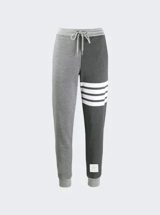 Classic Cotton Loopback 4-Bar Sweatpants Tonal Grey