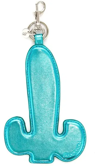 Cactus Metallic-Finish Keyring