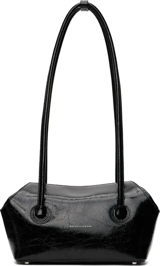 Marge Sherwood Black Medium Boat Shopper Tote
