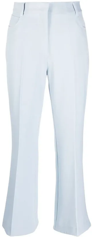 Cropped Tailored-Cut Trousers