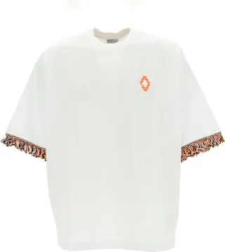 Marcelo Burlon County Of Milan Fringed Crewneck T-Shirt