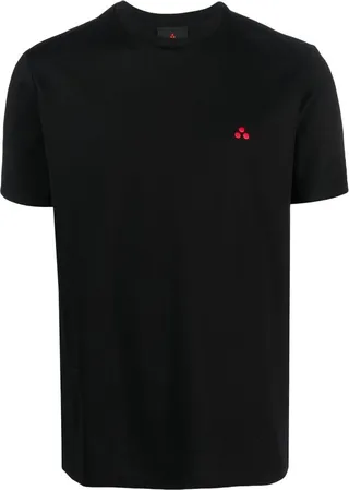 logo-embroidered crew-neck T-shirt