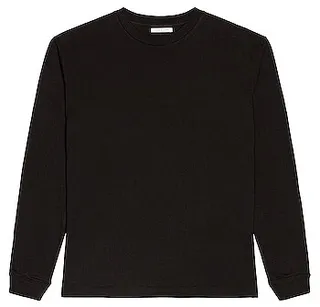 JOHN ELLIOTT Long Sleeve University Tee in Black