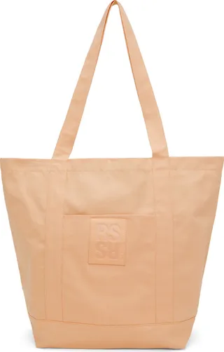 Raf Simons Orange Logo Patch Tote