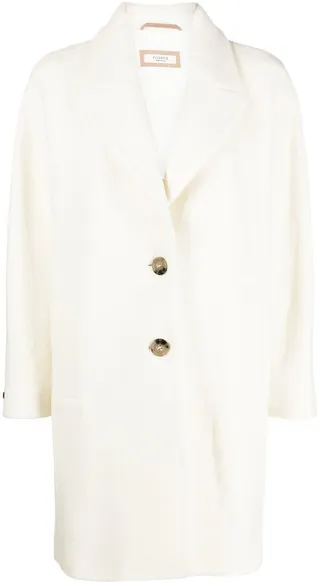 Single-Breasted Midi Coat
