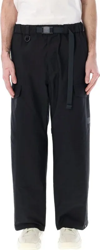 Y-3 Logo Patch Wide-Leg Cargo Trousers