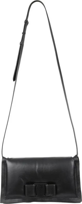 Salvatore Ferragamo Viva Bow Detailed Padded Shoulder Bag