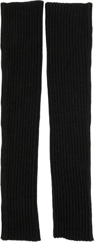 Lala ribbed knit arm warmers