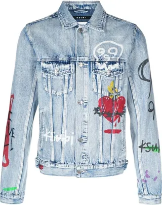 X Juice Wrld 999 denim jacket