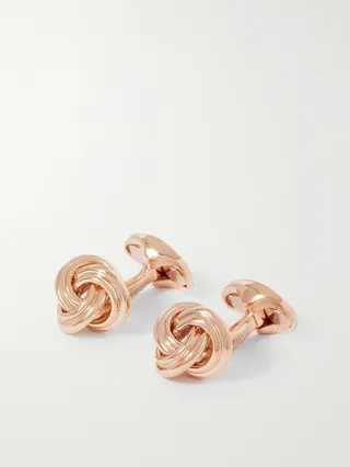 Rose Gold-Plated Cufflinks