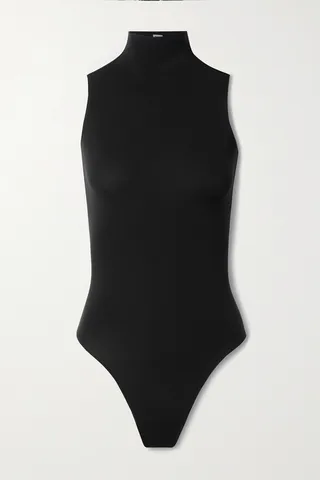 Commando - Ballet Stretch-jersey Thong Bodysuit - Black