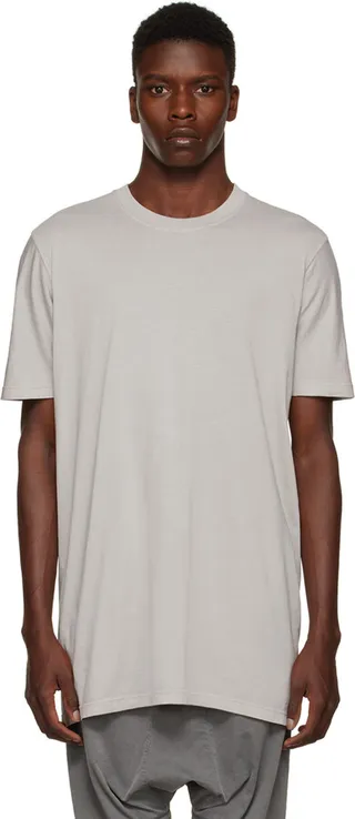 11 by Boris Bidjan Saberi Gray Object-Dyed T-Shirt