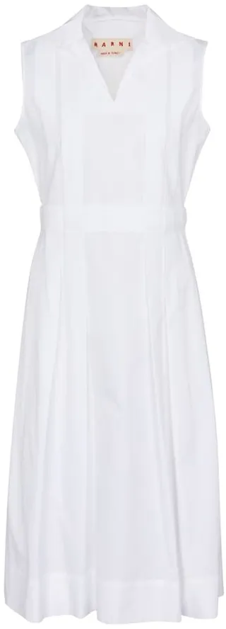 Sleeveless midi dress