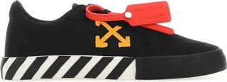 Off-White Low Vulcanized Outlined Lace-Up Sneakers