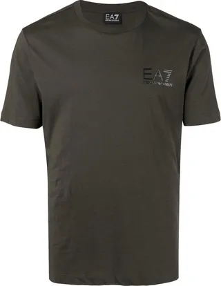 chest logo-print detail T-shirt