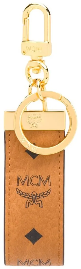Monogram-Print Keyring