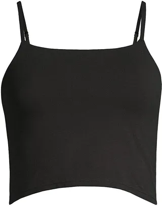 Gia Stretch Cotton Crop Camisole Top