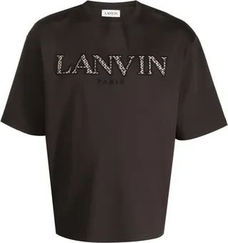 logo-print cotton T-shirt