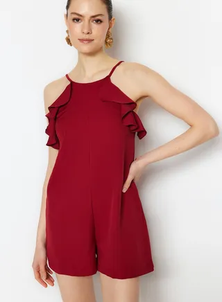 Ruffle Detail Playsuit
