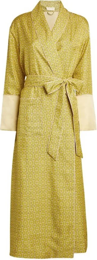 Olivia Von Halle Silk Capability Robe