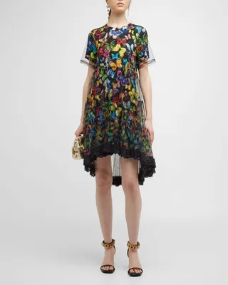 Dreema Tulle Shirt Mini Dress