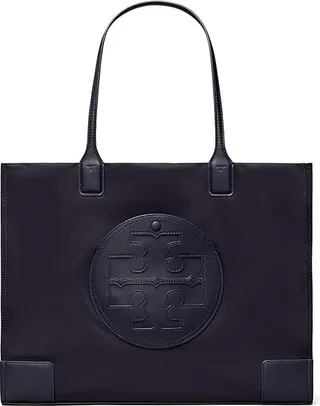 Tory Burch Ella Tote (Tory Navy) Handbags