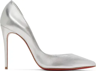Christian Louboutin Silver Iriza 100 Heels