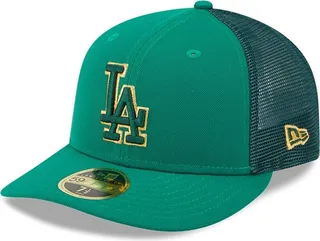 Men's New Era Kelly Green Los Angeles Dodgers 2023 St. Patrick's Day Low Profile 59FIFTY Fitted Hat