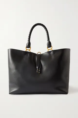 Chloé - + Net Sustain Marcie Large Leather Tote - Black